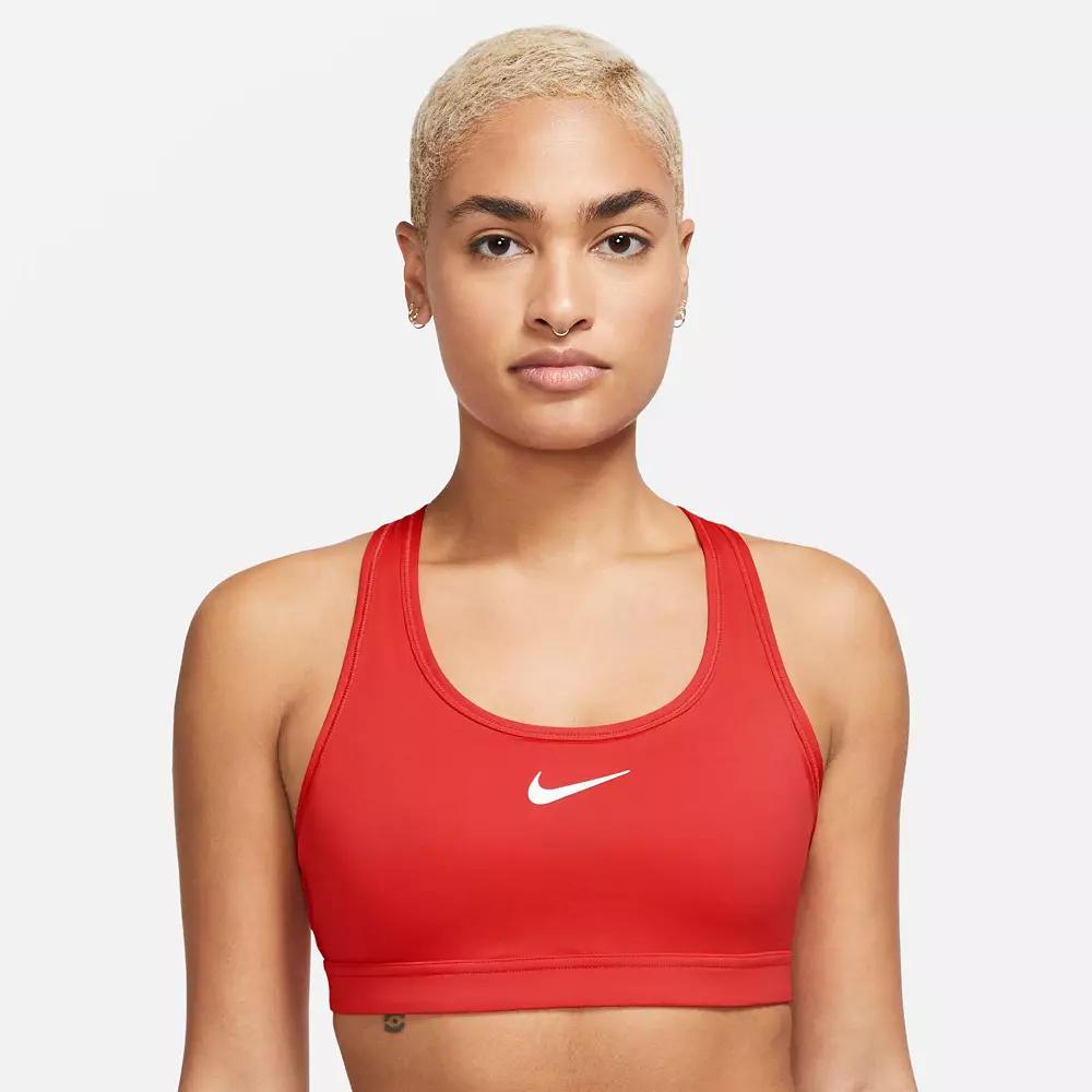 Nike Womens Swoosh Medium Support Padded Sports Bra | DX6821-410 Product Image
