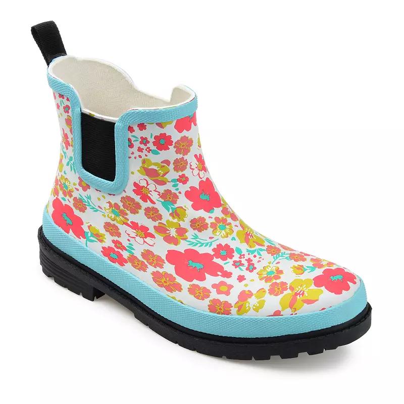 Journee Tekoa Women's Waterproof Rain Boots, Girl's,  Product Image