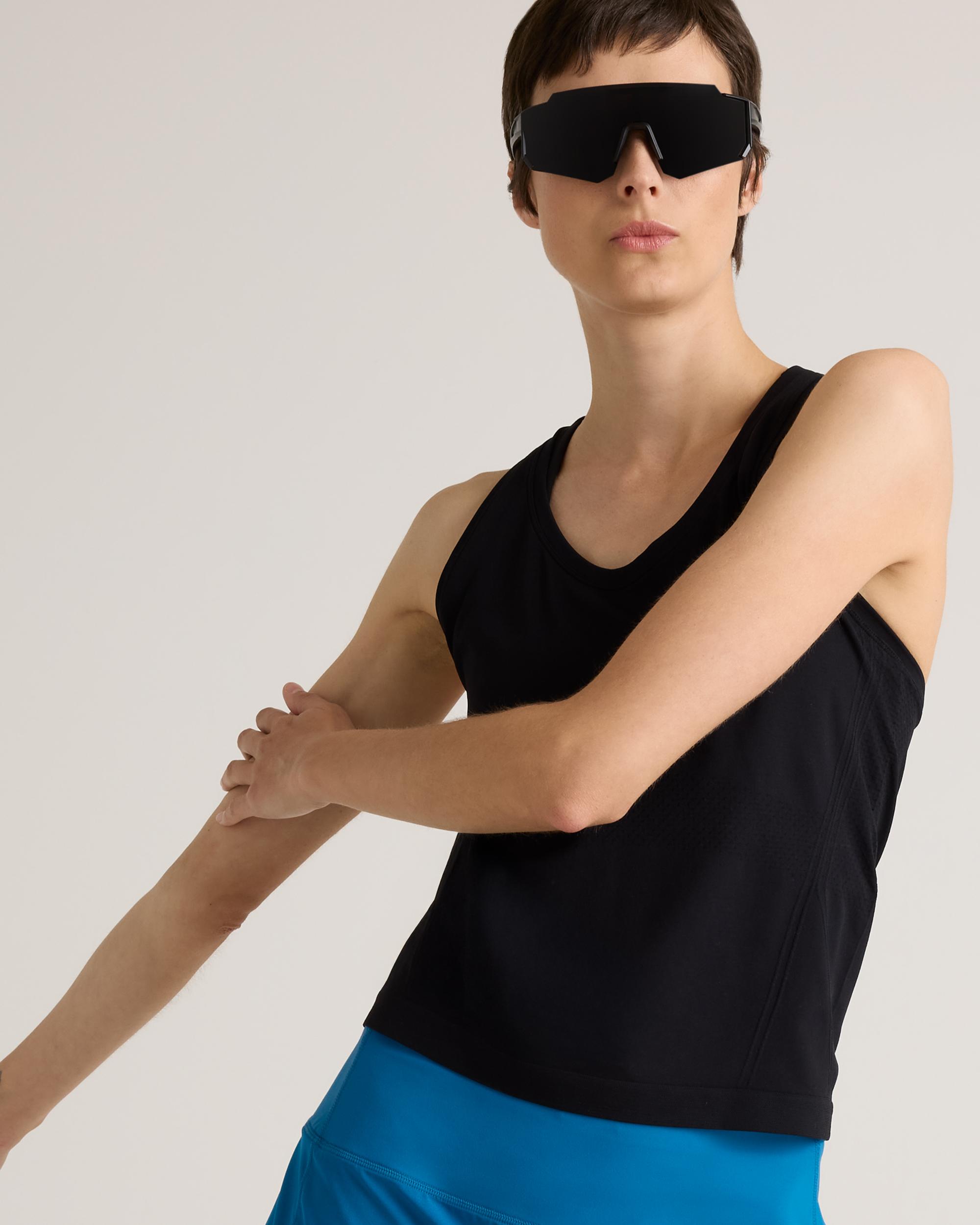 Quince | Women's Seamless Waist-Length Racerback Tank Top Nylon Product Image