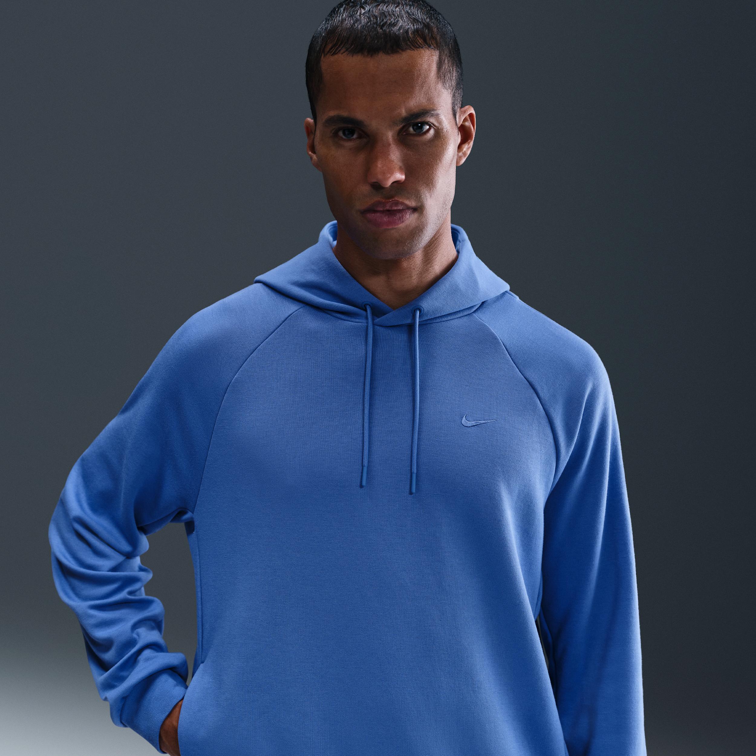 Nike Mens Primary Fleece Dri-FIT UV Pullover Performance Hoodie | FZ0969-411 Product Image
