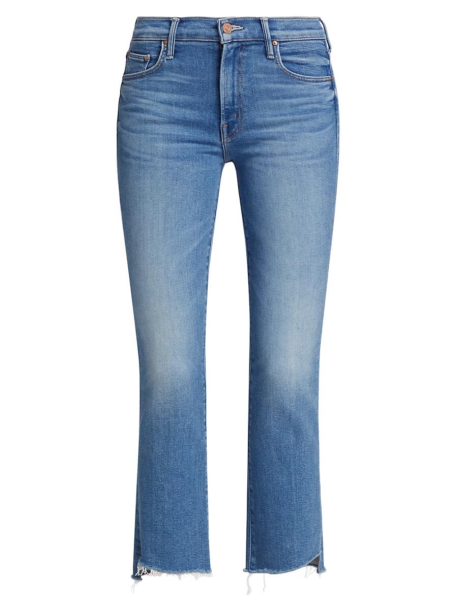 Womens The Insider Crop Step Fray Jeans Product Image