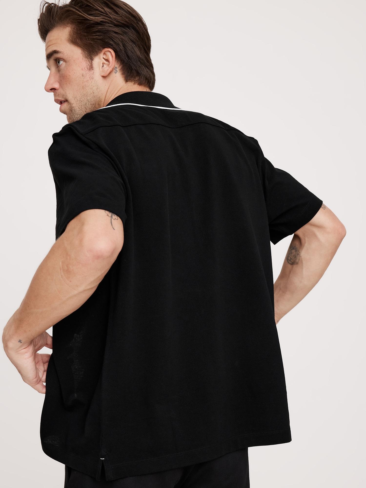 Luxury-Touch Pique Resort Shirt Product Image