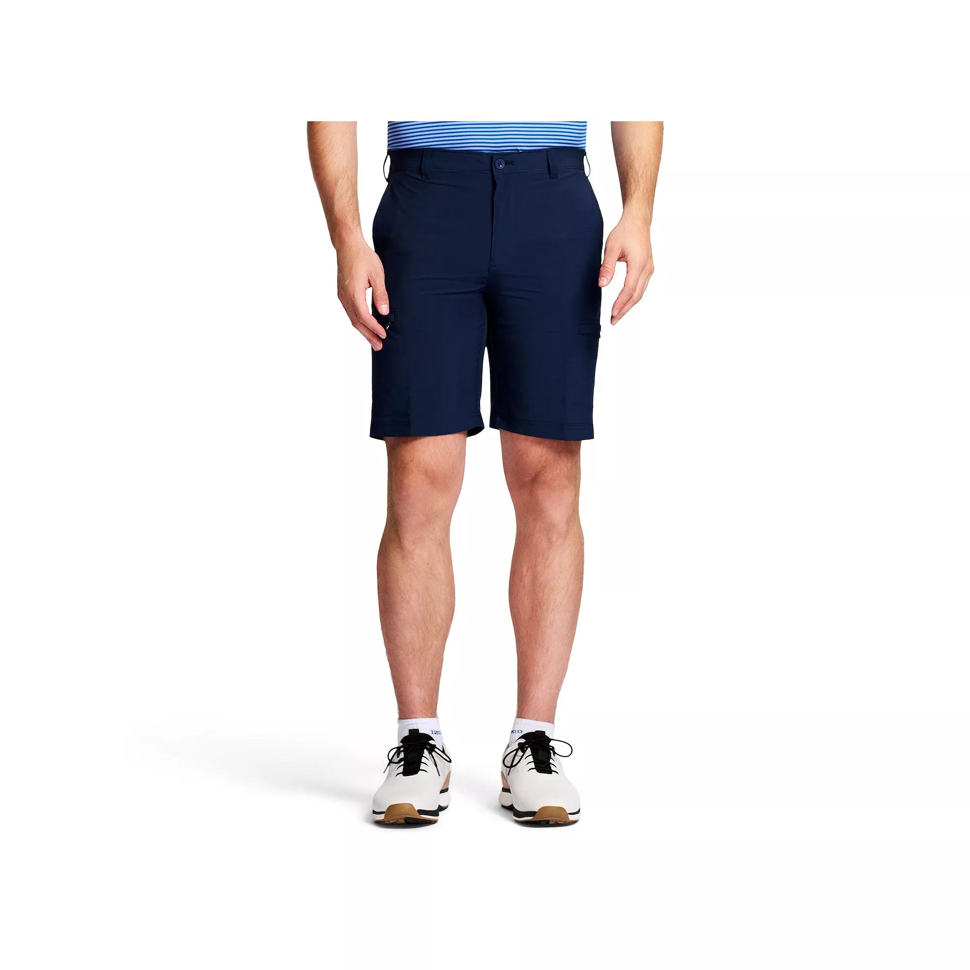 Men's IZOD 9.5-in. Golf Swingflex Cargo Shorts, Size: 42, Peacoat Product Image