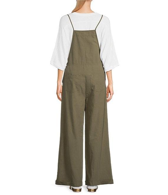 C&V Chelsea & Violet Sleeveless Vintage Overall Jumpsuit Product Image