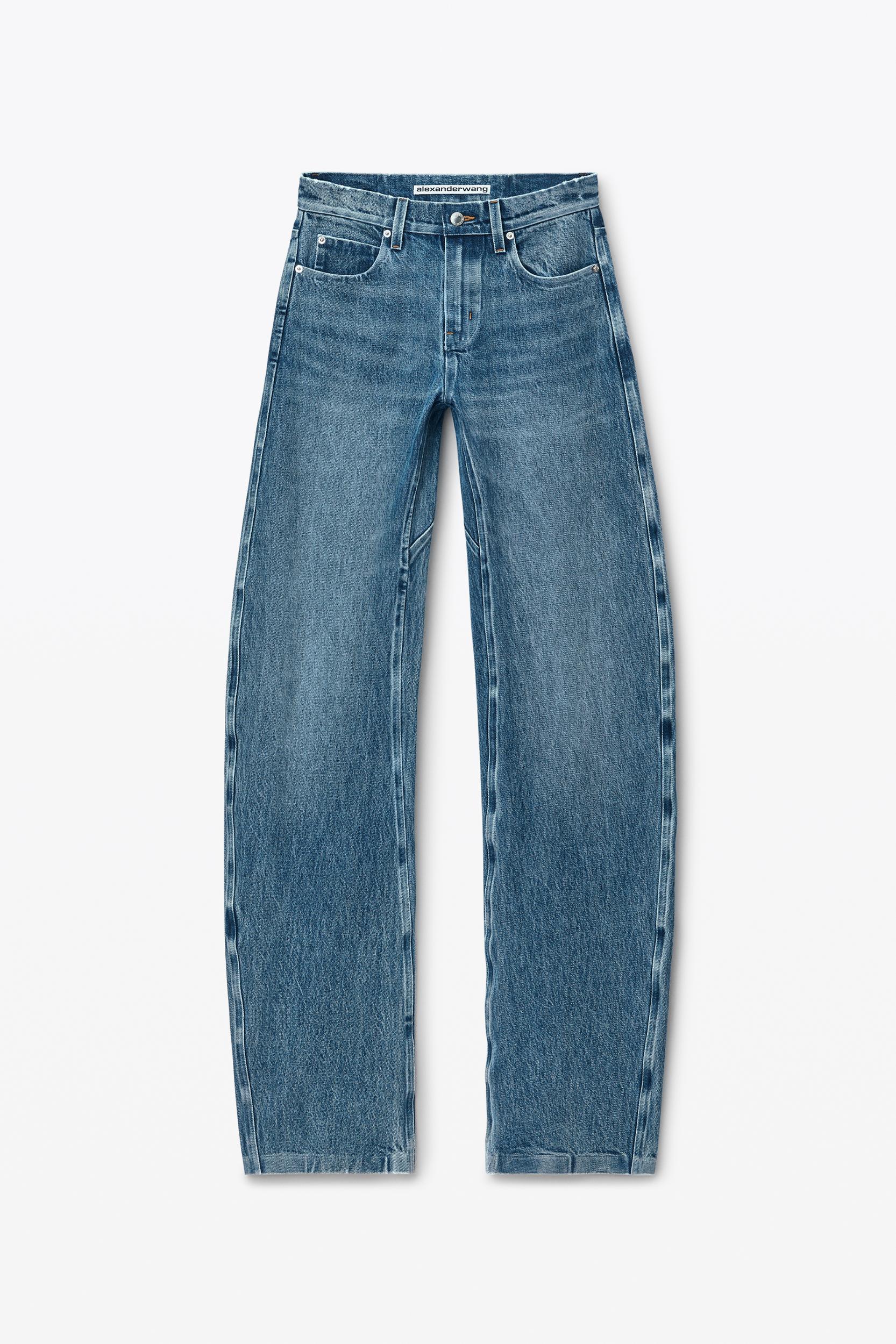 Low-rise Gusset Jeans In Medium Indigo Wash Product Image