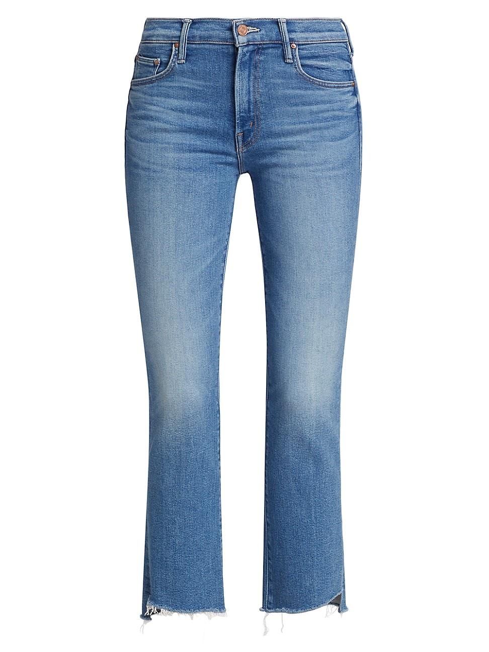 Womens The Insider Crop Step Fray Jeans Product Image