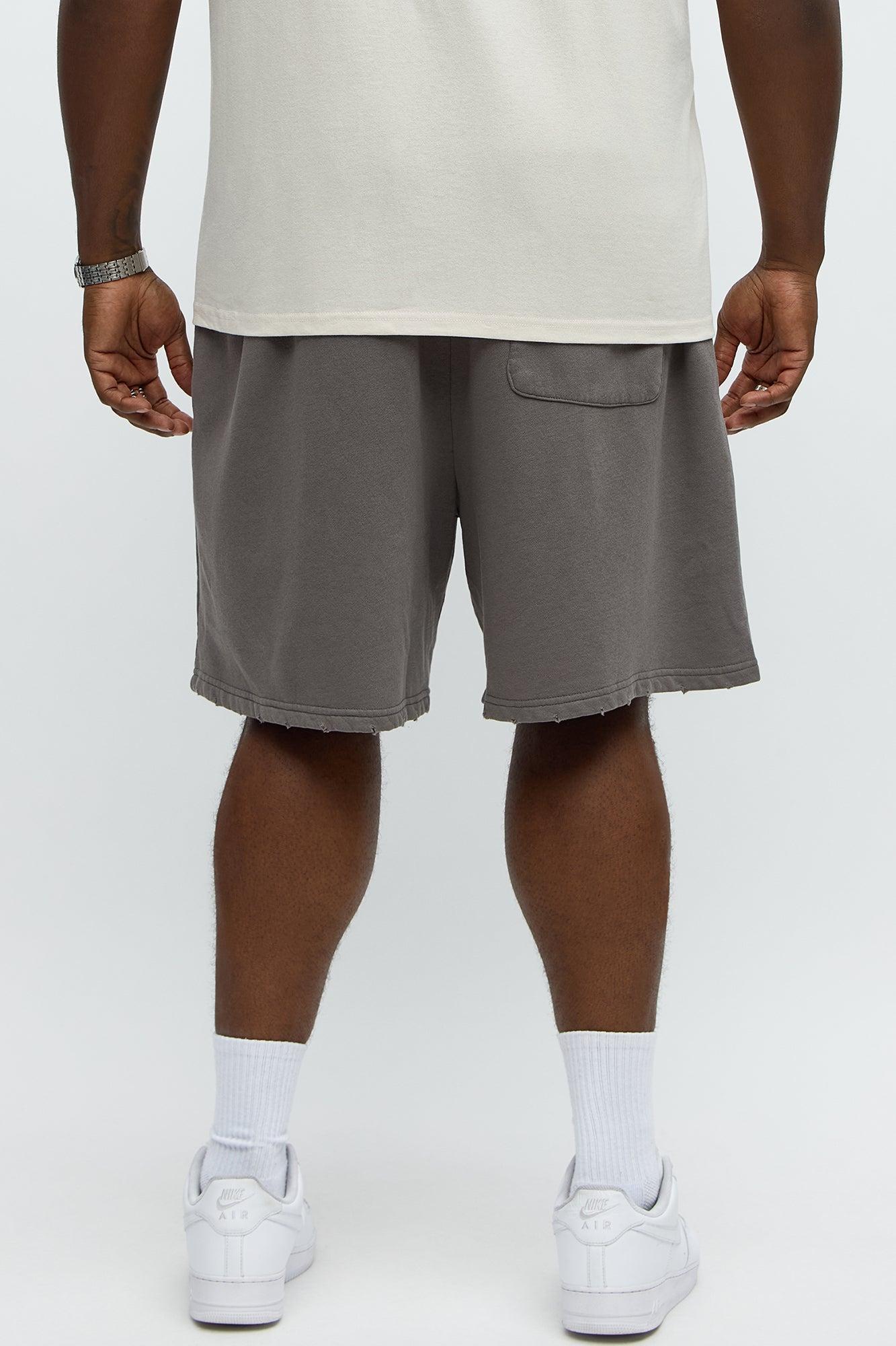 Tyson Dont Fade Relaxed Shorts - Grey Male Product Image