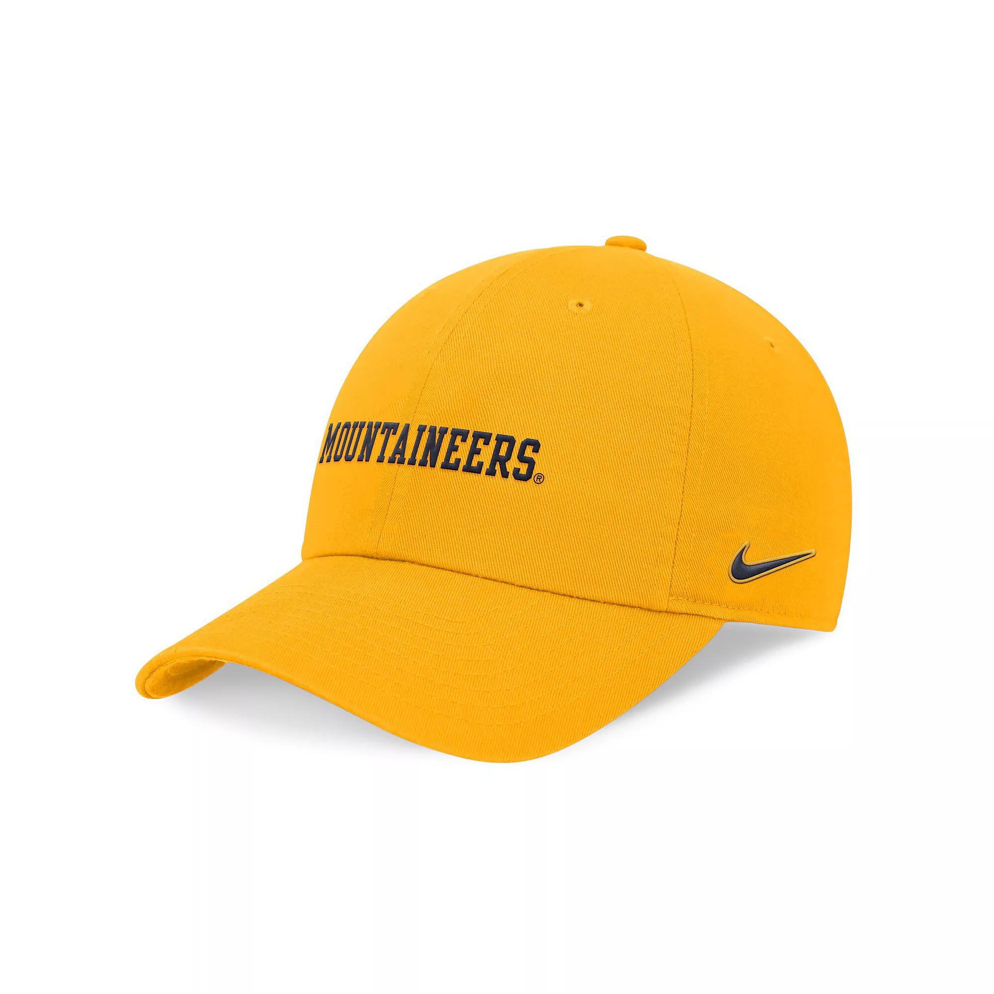 Men's Nike Gold West Virginia Mountaineers 2024 On-Field Club Adjustable Hat, Size: Medium/Large Product Image