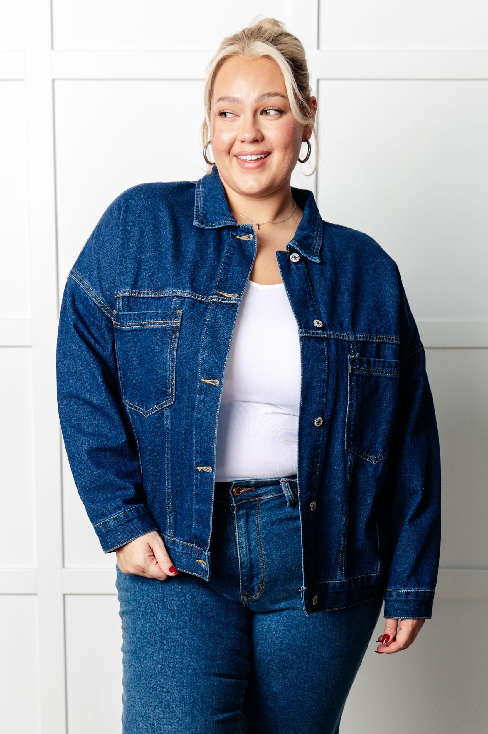 Have We Met Oversized Denim Jacket (Online Exclusive) Product Image