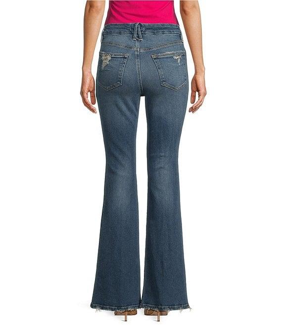 Good American Good Legs Flare Mid Rise Jeans Product Image