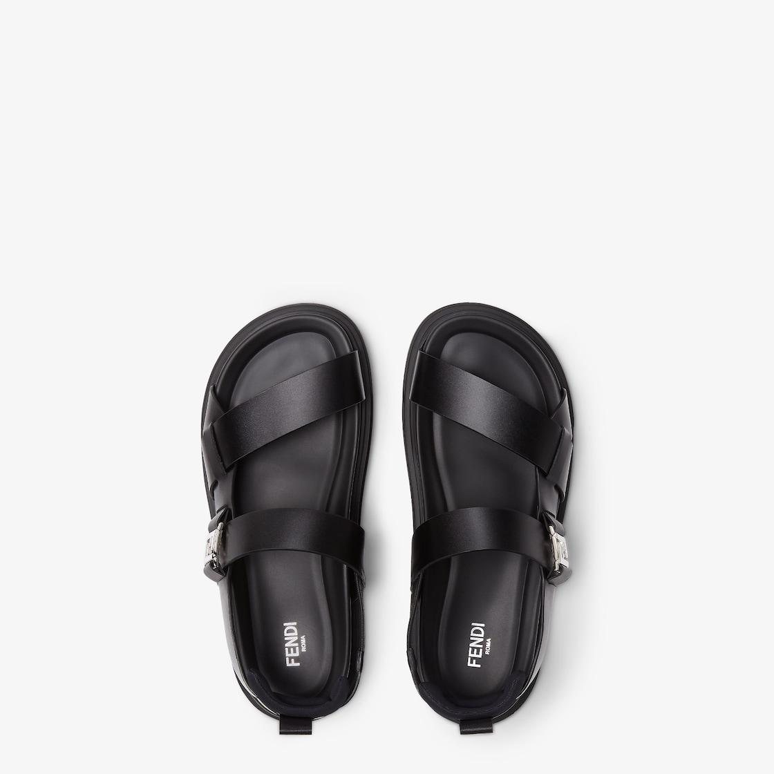FF SandalsBlack leather sandals Product Image