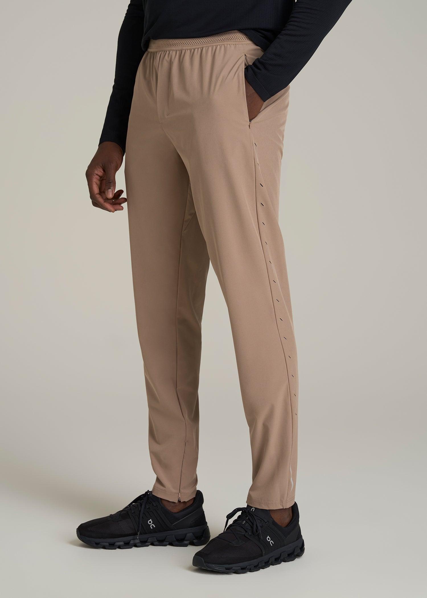 Featherweight Running Pants for Tall Men in Dark Sand Male Product Image
