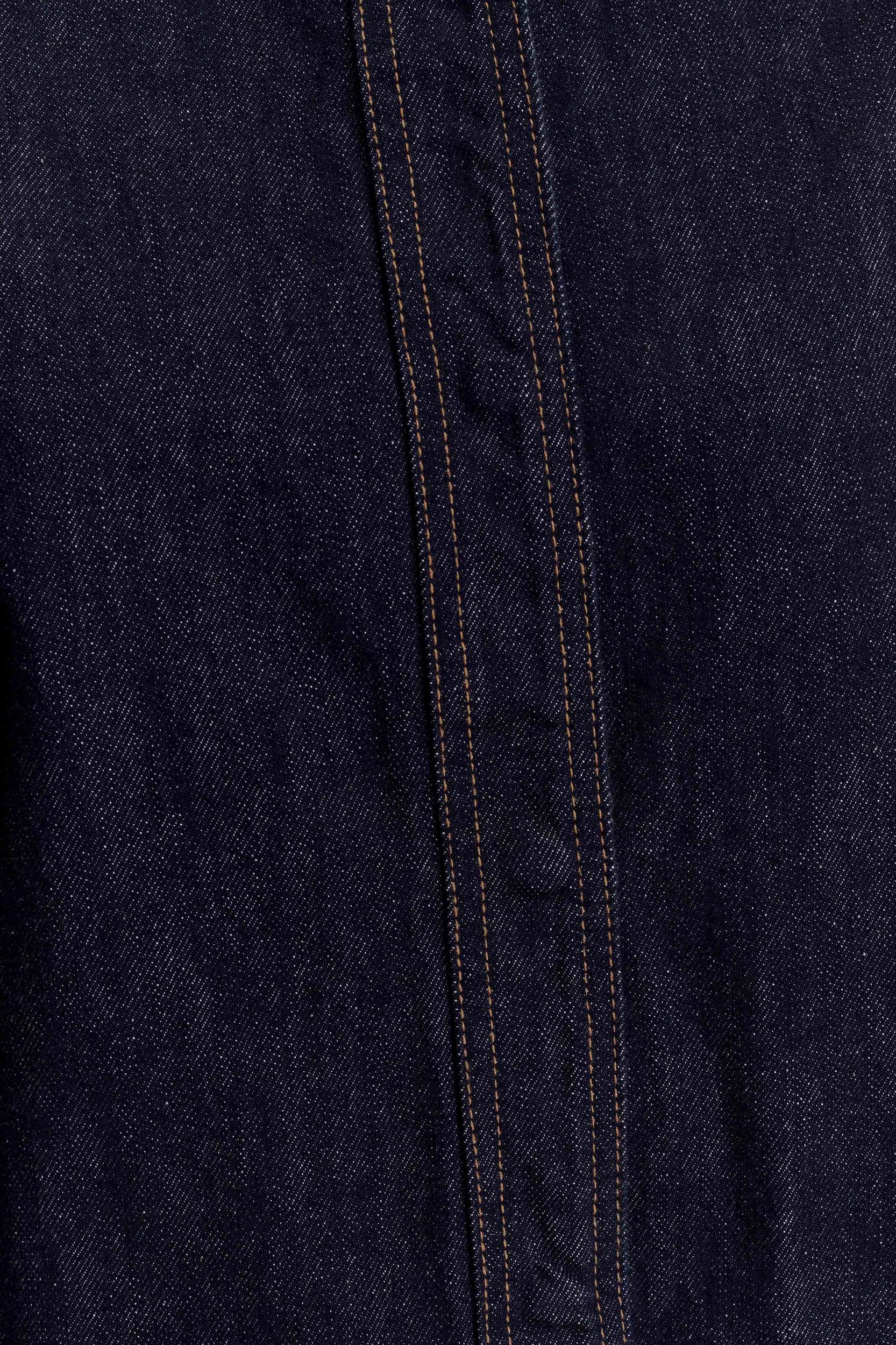 Lioda Oversized Denim Shirt - Washed Indigo Blue Product Image