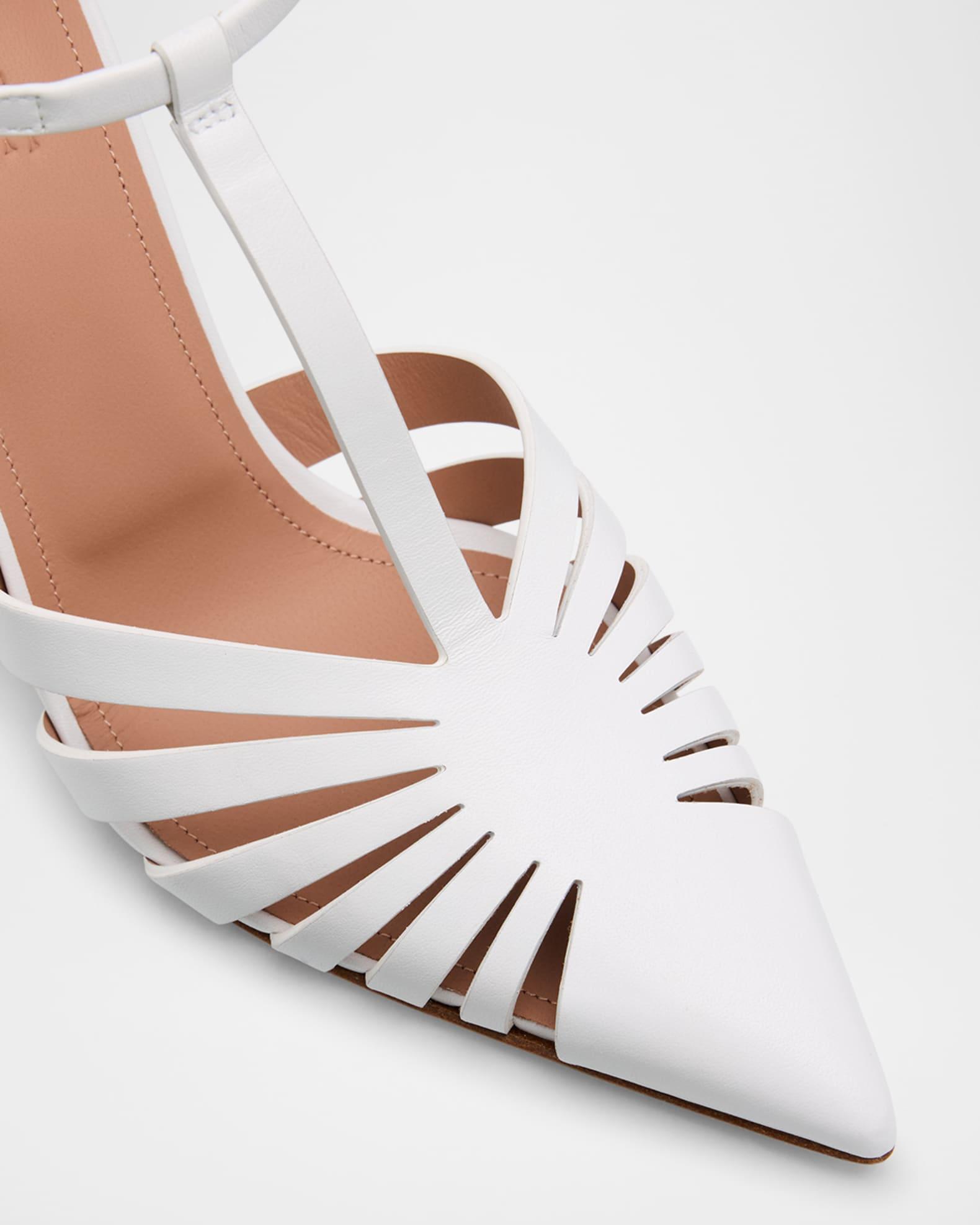 Jennifer Cutout T-Strap Mule Pumps Product Image