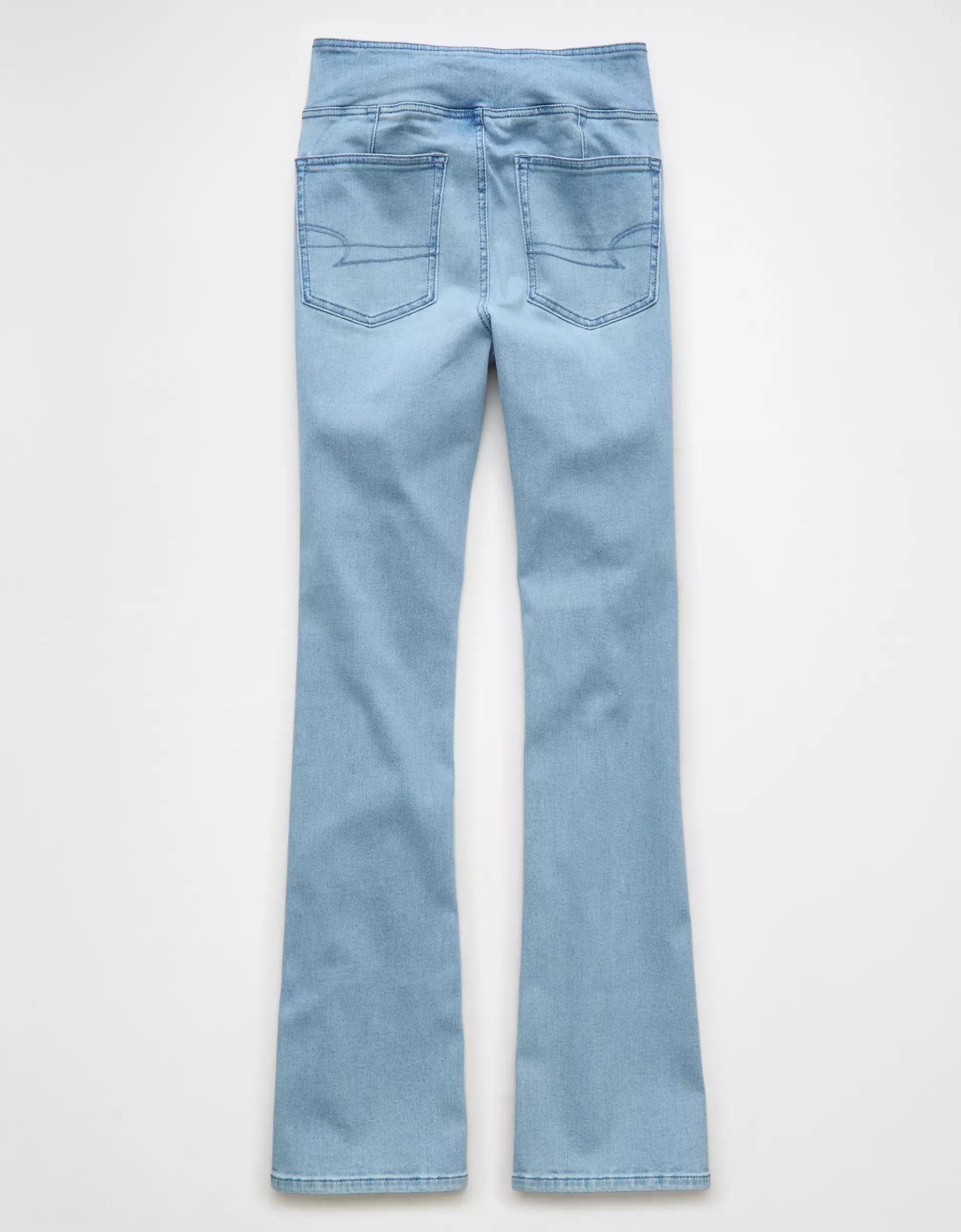 AE Luxe Pull-On High-Waisted Kick Bootcut Jean Product Image