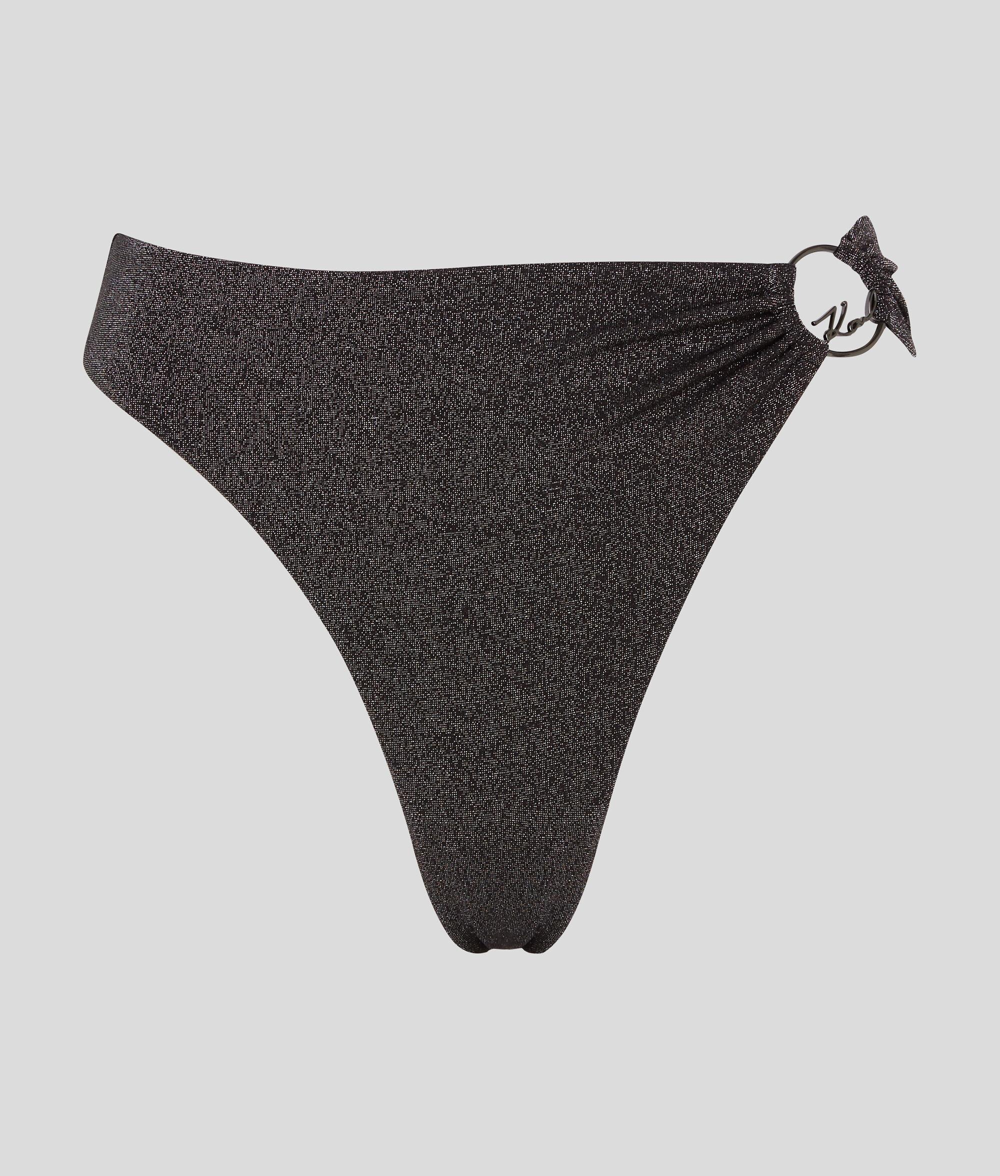 K/SIGNATURE HIGH-WAIST BIKINI BOTTOMS Product Image