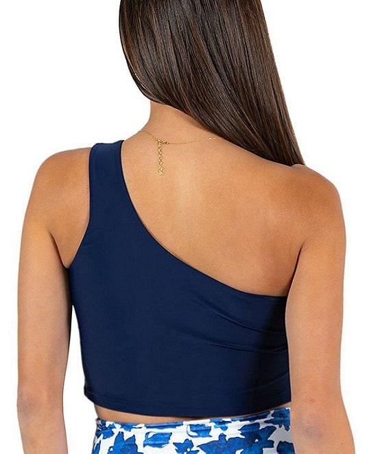 Janela Bay Shoreline Floral Ruched High Cut Seamless High Waist Swim Bottom Product Image