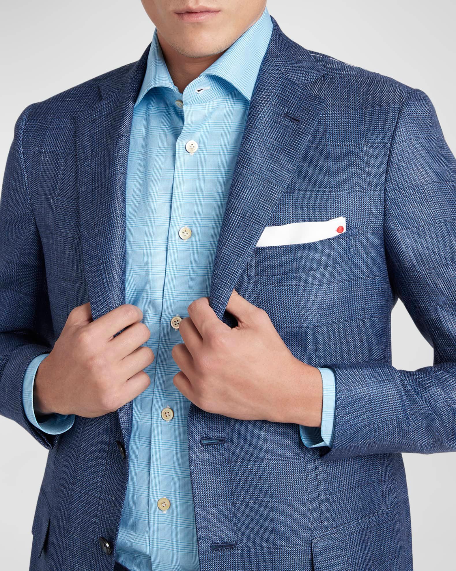 Men's Tonal Plaid Sport Coat Product Image