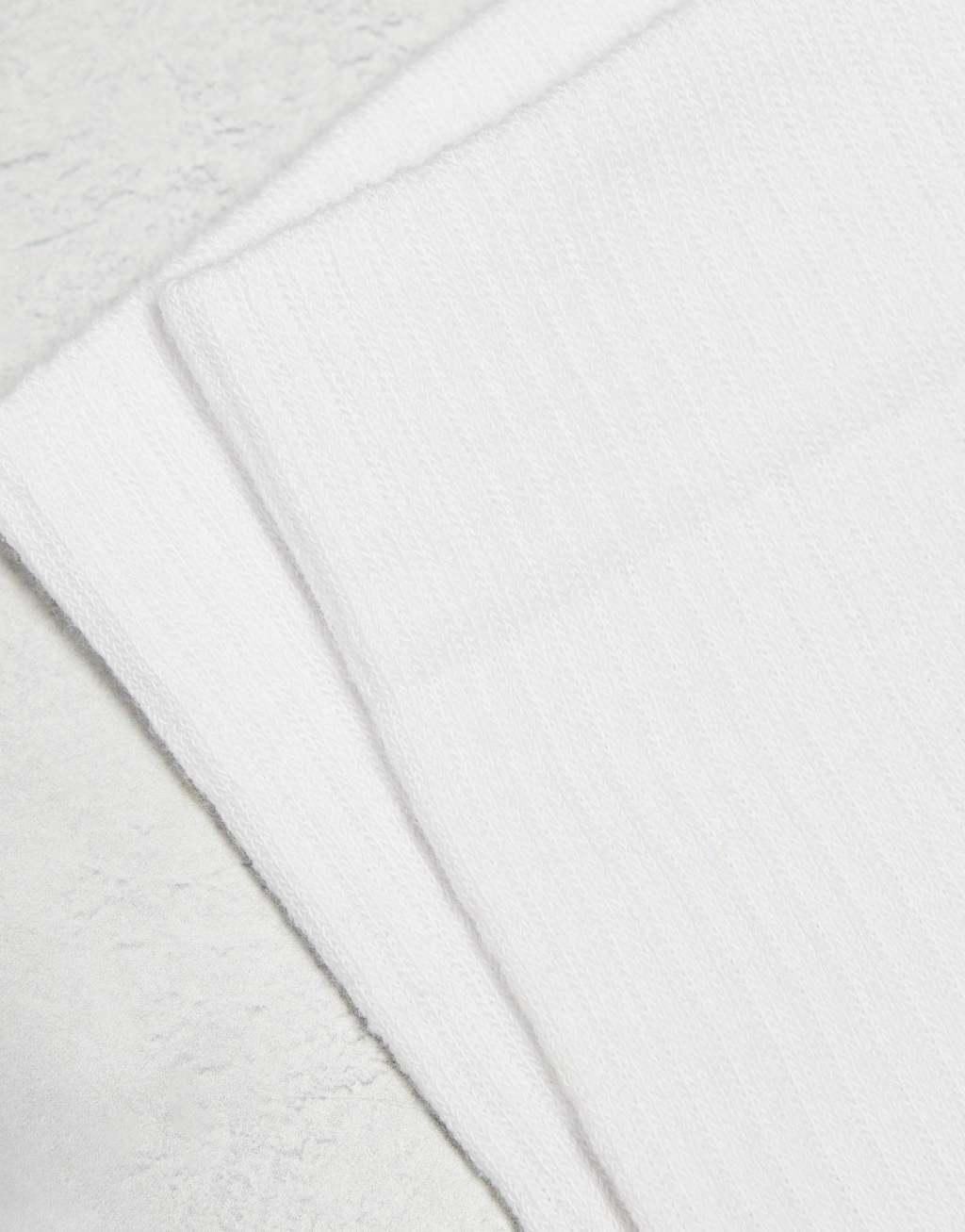 ASOS DESIGN 3-pack sport socks in white with gray heel and toe detail  Product Image