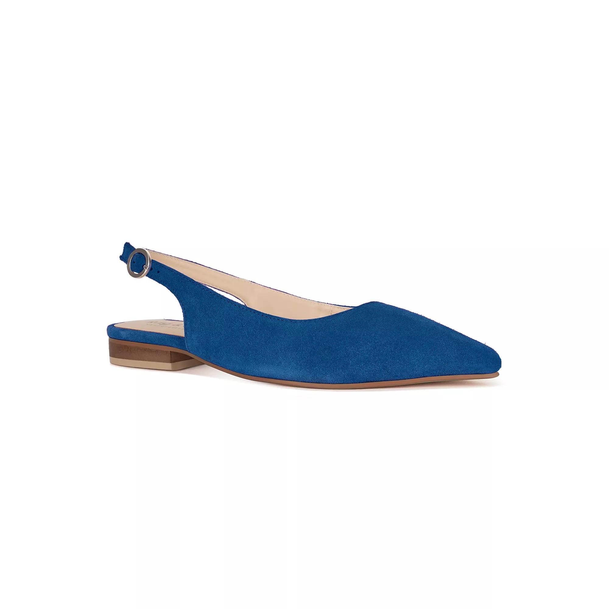 Rag & Co Hocane Women's Slingback Flats, Size: 8.5, Blue Product Image
