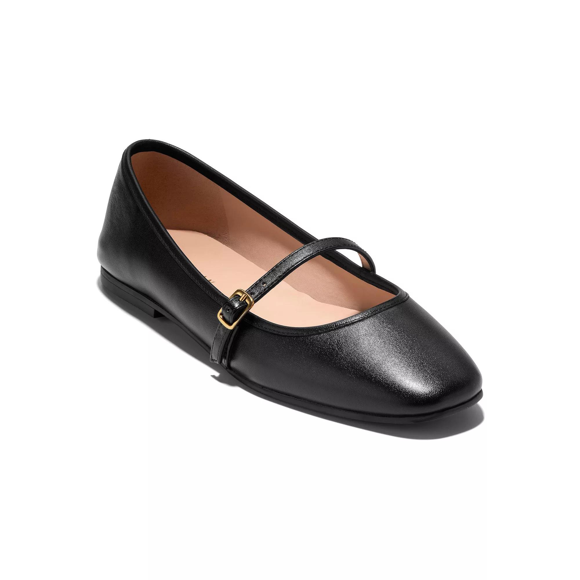 Cole Haan Yelena Women's Mary Jane Ballet Flats, Size: 6, Black Product Image