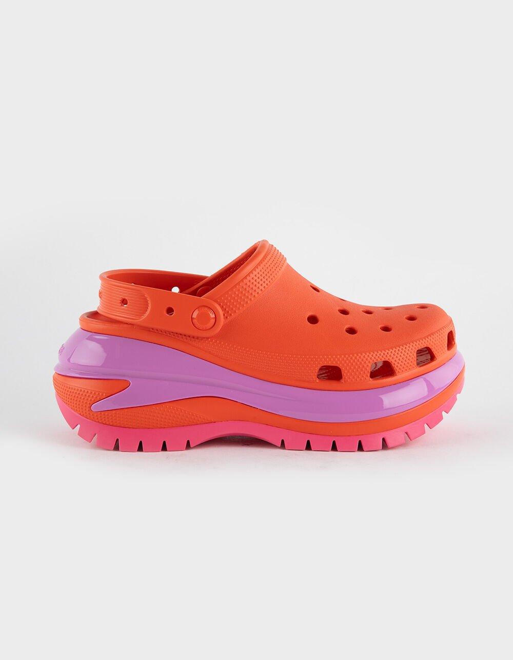 CROCS Mega Crush Womens Platform Clogs - RED Product Image