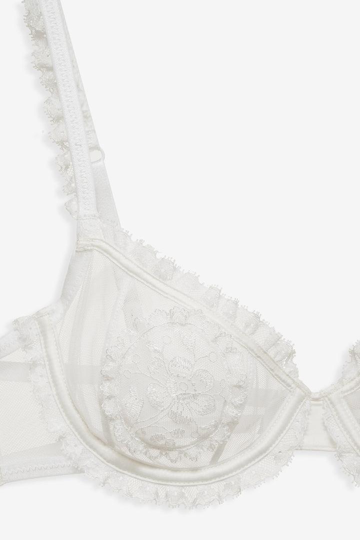 Eloise Underwire Bra — White Product Image