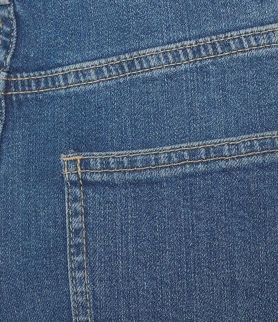 Gianni Bini Mallory Straight Leg Cuffed Denim Jeans Product Image