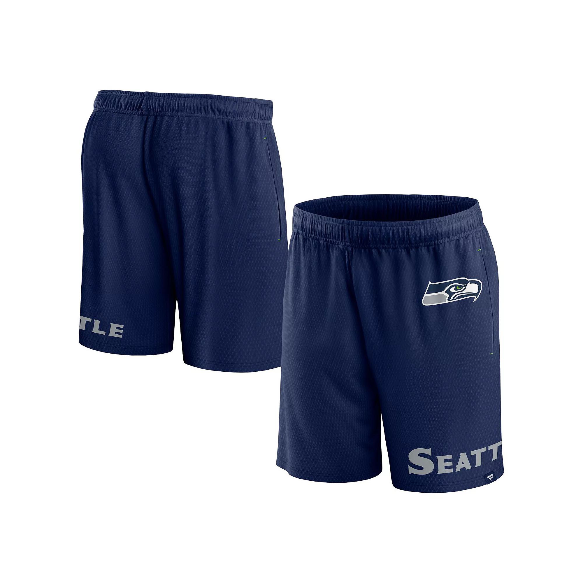 Men's Fanatics Branded College Navy Seattle Seahawks Clincher Shorts,  Product Image