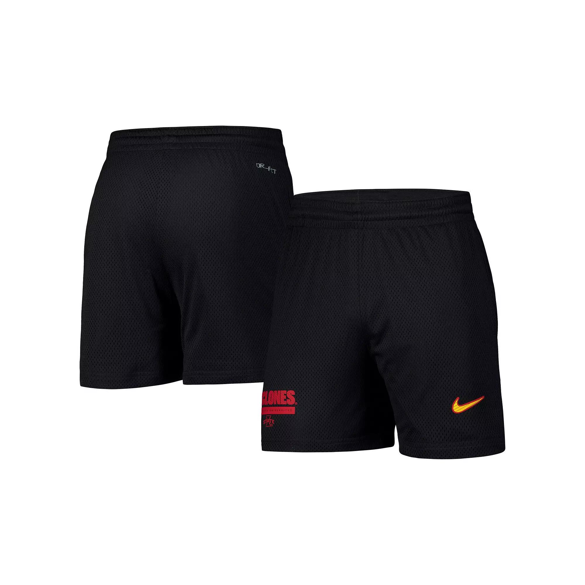 Men's Nike Black Iowa State Cyclones 2024 Sideline Mesh Shorts,  Product Image