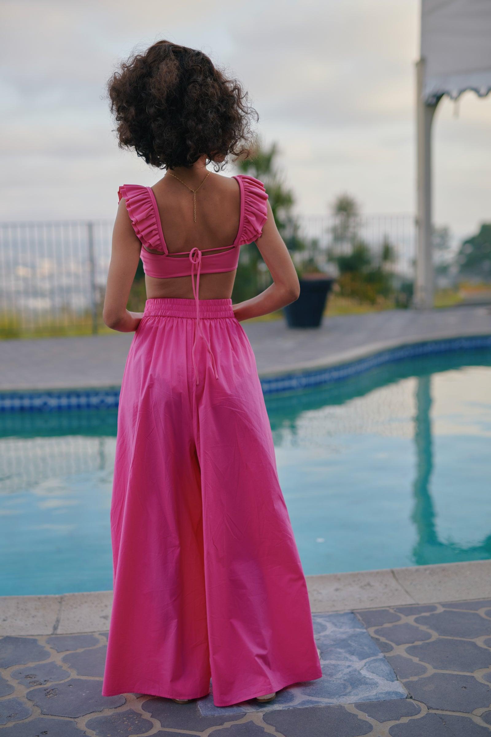 The Babe Ruffle Bikini Top Product Image