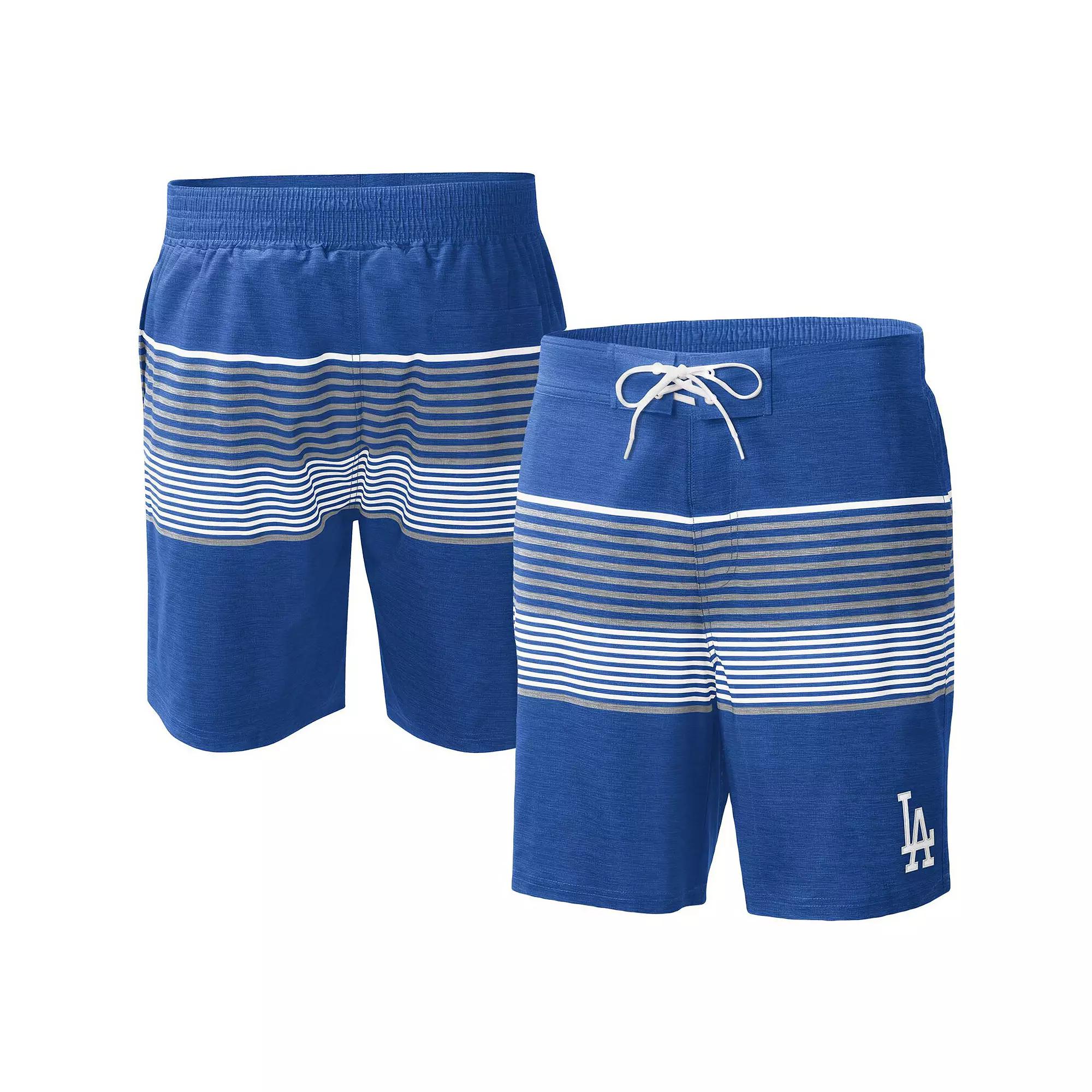 Men's G-III Sports by Carl Banks  Royal Los Angeles Dodgers Coastline Volley Swim Shorts, Size: Medium, Blue Product Image