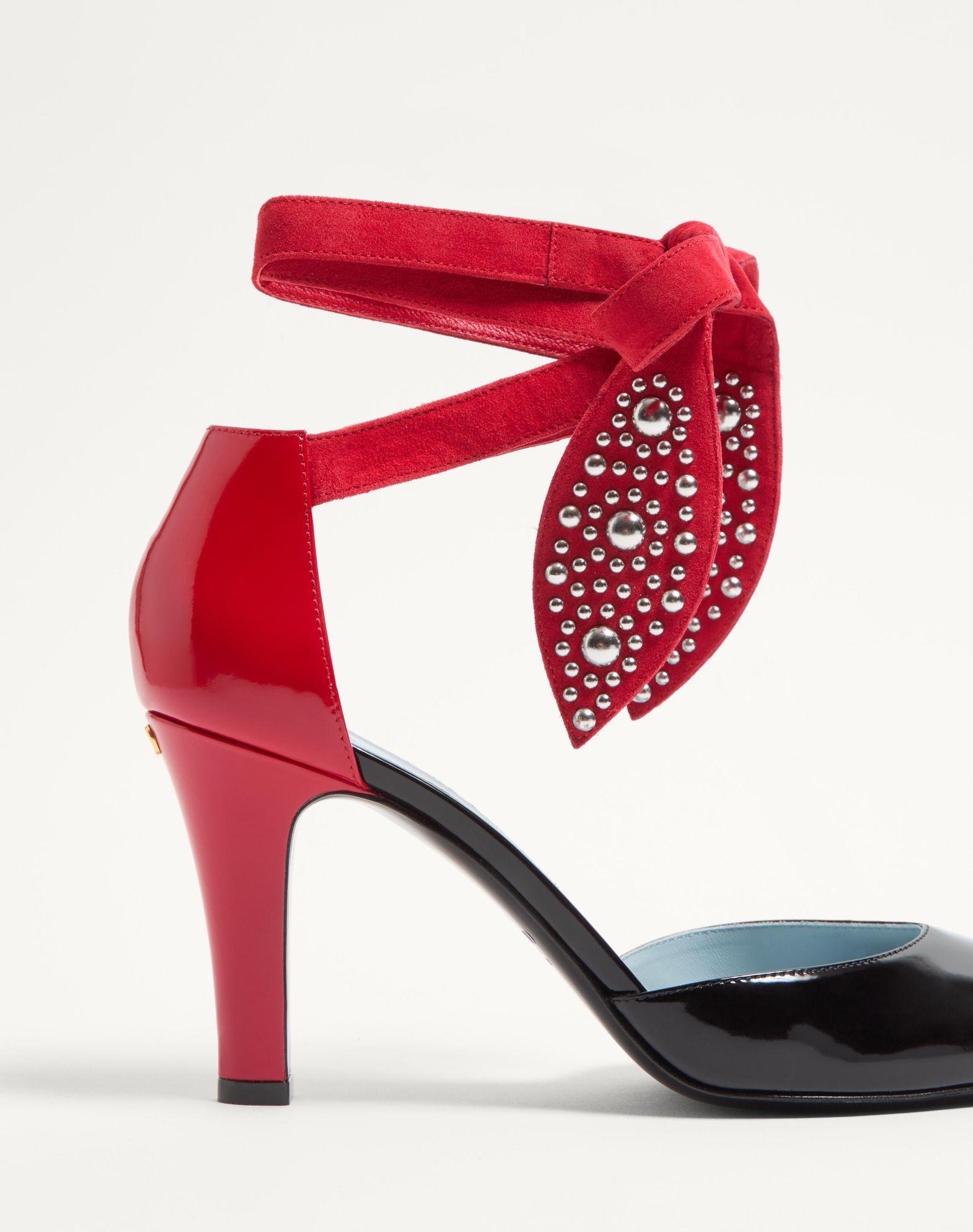 Foliefoliage Pumps In Abrasive Calfskin 85Mm Product Image