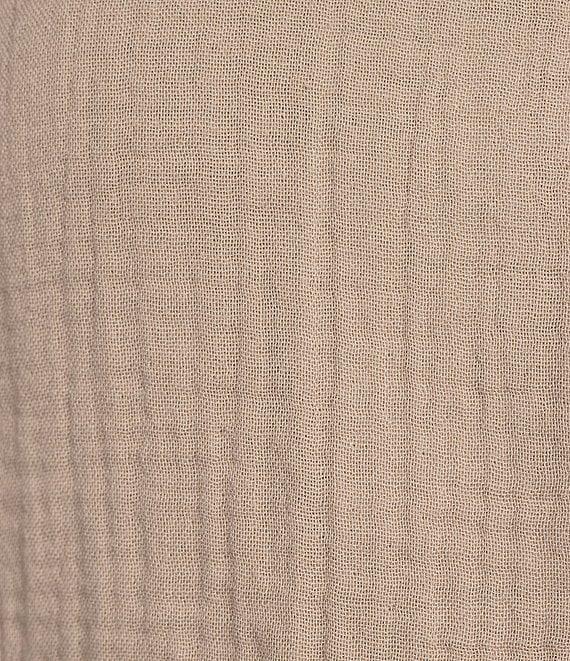 UGG Embrook Cotton Gauze Chest Pocket Button-Front Notch Collar Coordinating Lounge Top Product Image