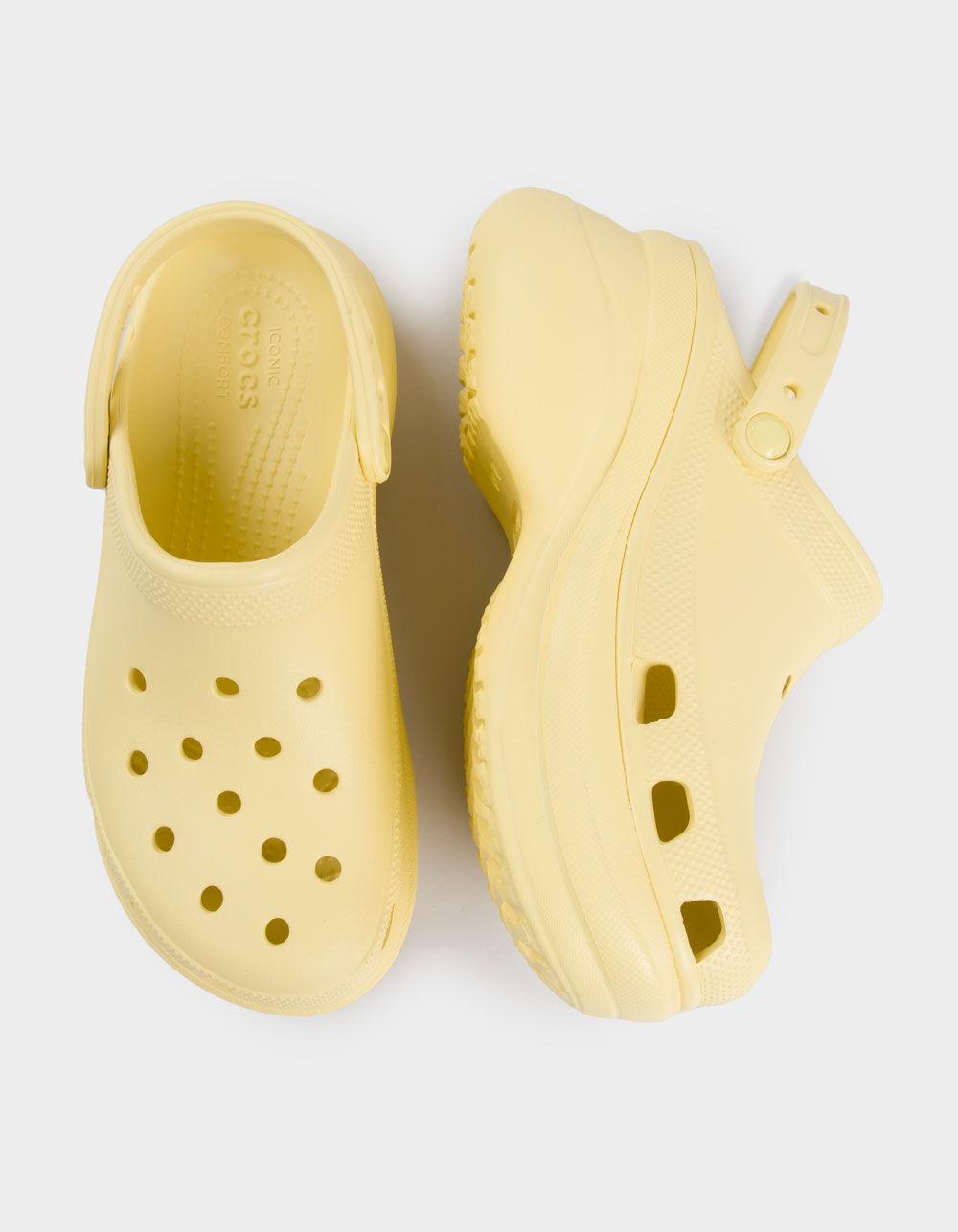 CROCS Bae Womens Platform Clogs - YELLOW Product Image