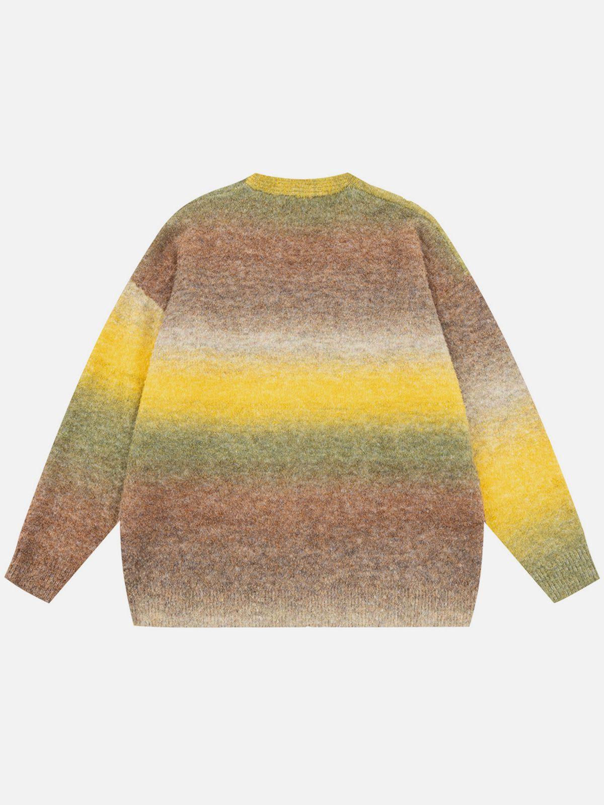 Aelfric Eden Applique Embroidery Gradient Cardigan Product Image