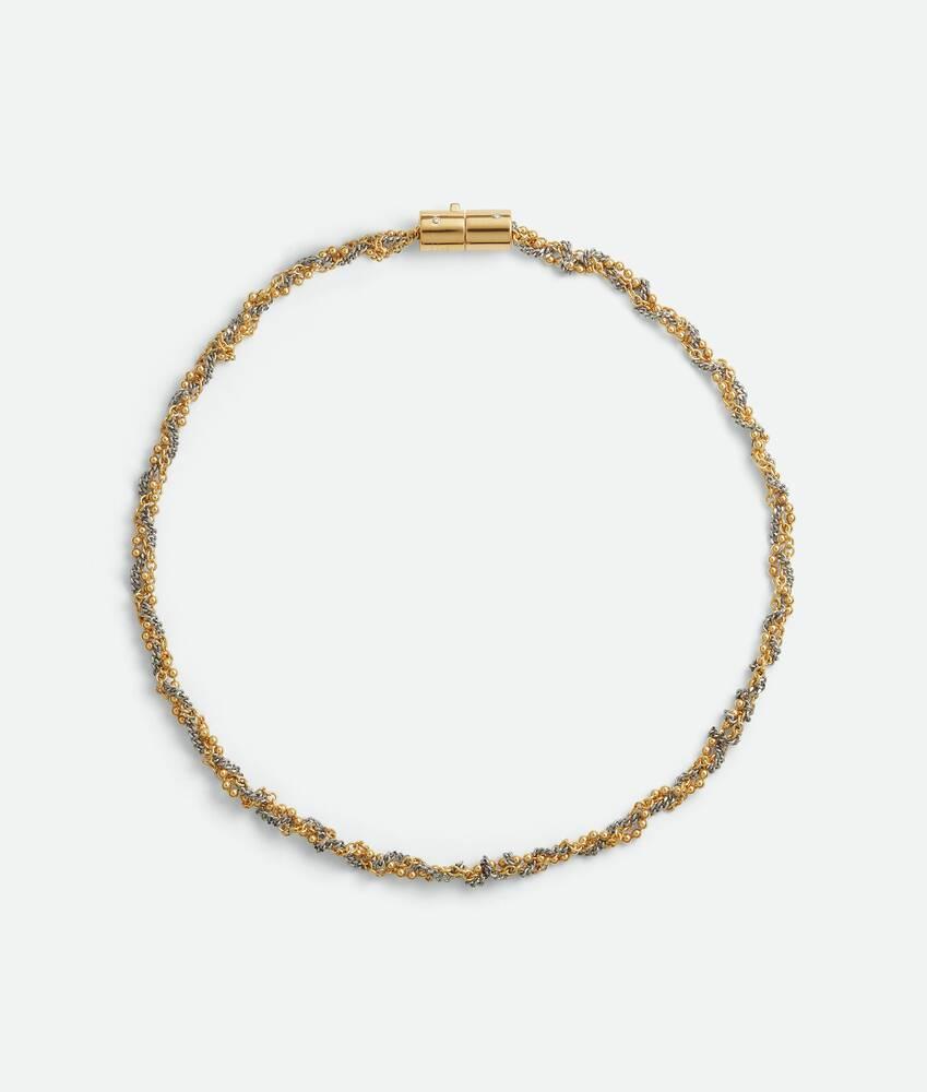 Women's Braid Necklace in Silver/yellow gold Product Image