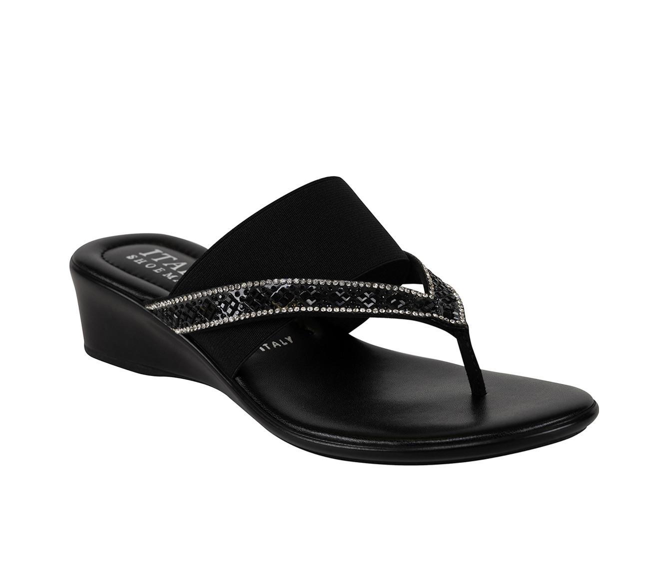 Women's Italian Shoemakers Deleiza Wedge Flip-Flops Product Image
