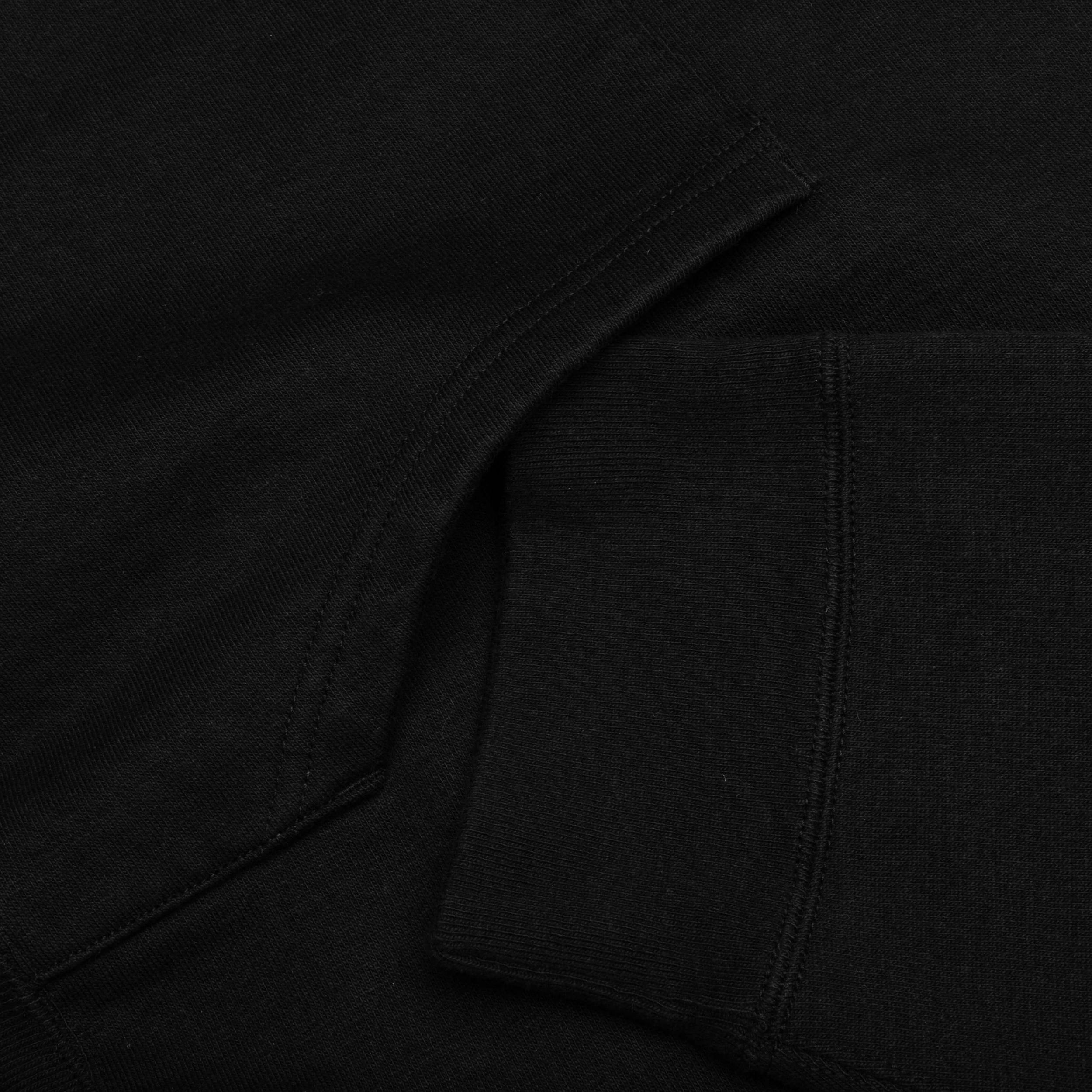 Big Size Hoodie Logo - Black Male Product Image