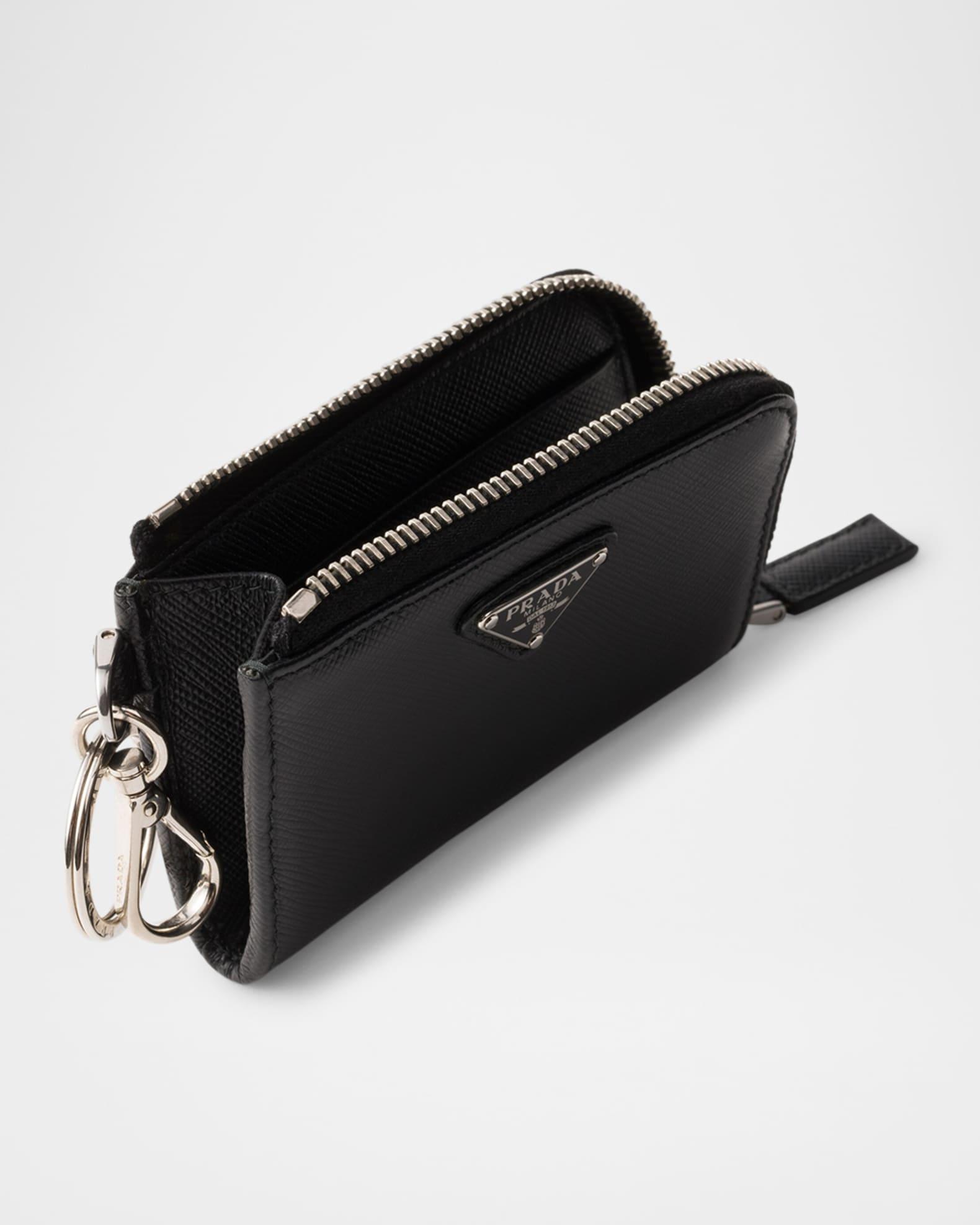 Men's Saffiano Leather Mini Pouch Product Image
