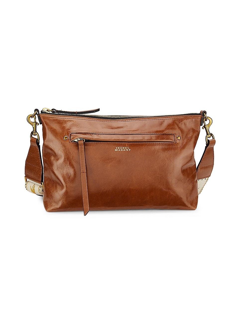 Womens Nessah Leather Crossbody Bag Product Image