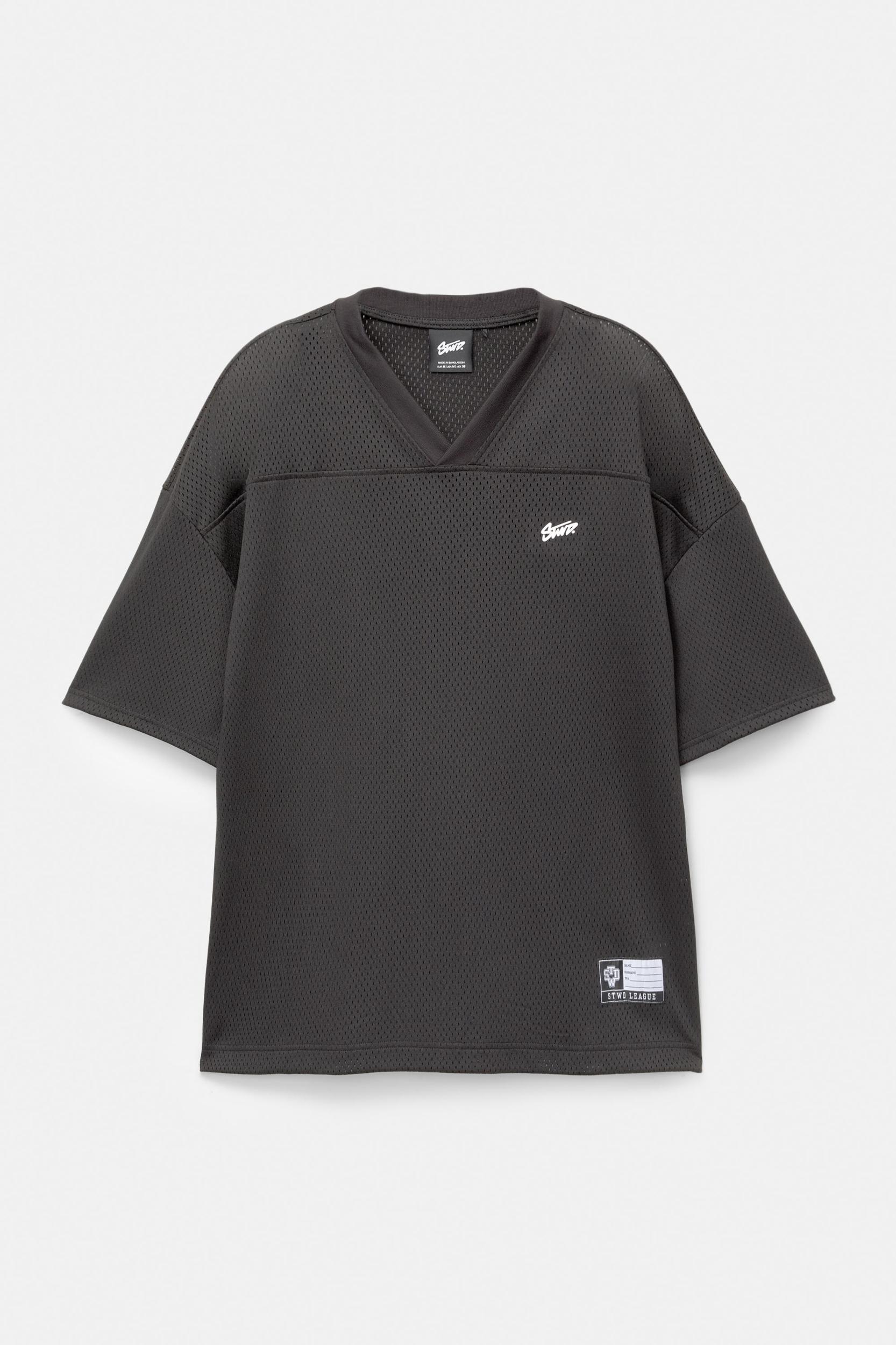 STWD mesh fabric T-shirt Product Image