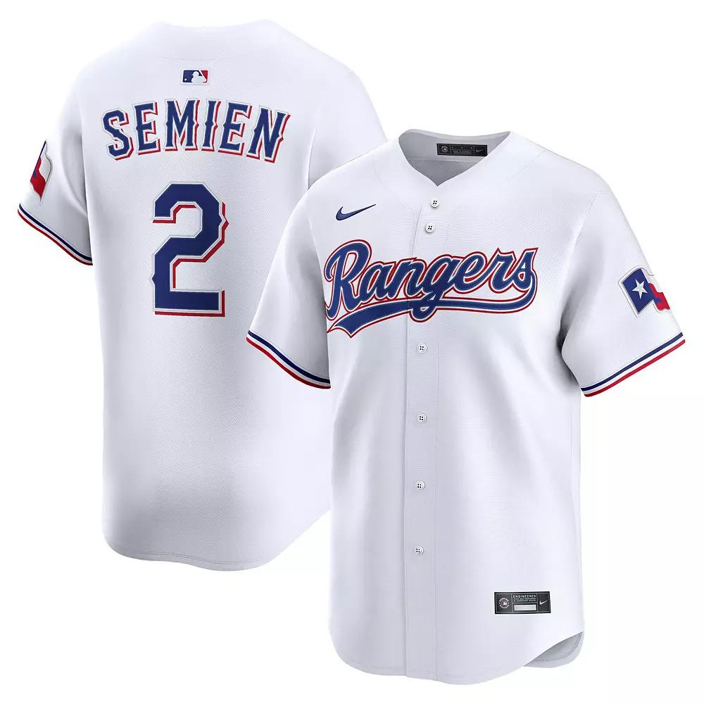 Men's Nike Marcus Semien White Texas Rangers Alternate Limited Player Jersey,  Product Image