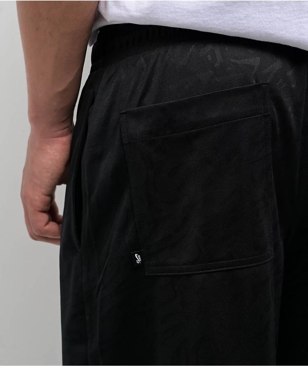 Empyre Colby Ultra Wide Blue Wash Denim Skate Shorts Product Image