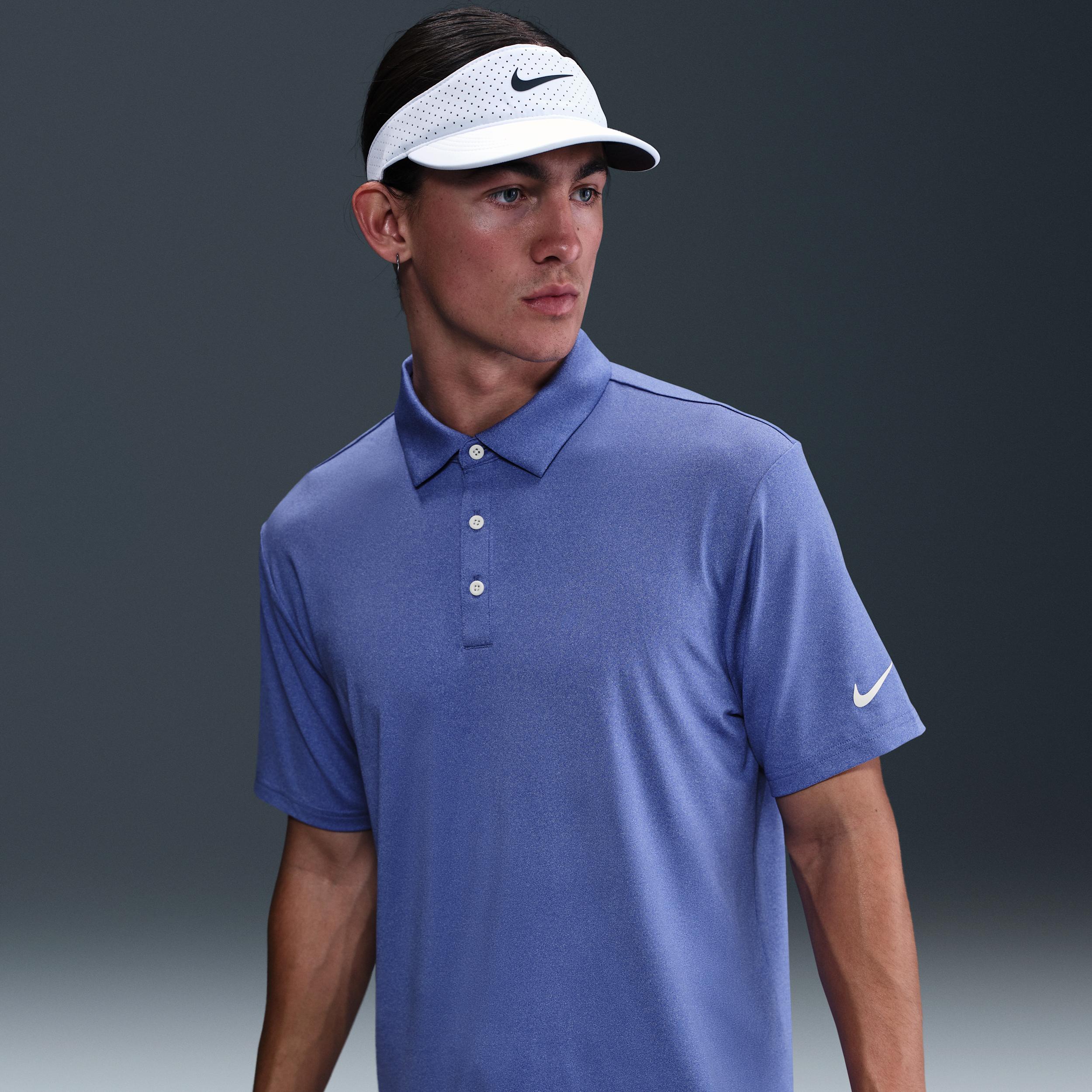 Nike Mens Tour Dri-FIT Heathered Golf Polo | FZ7489-490 Product Image