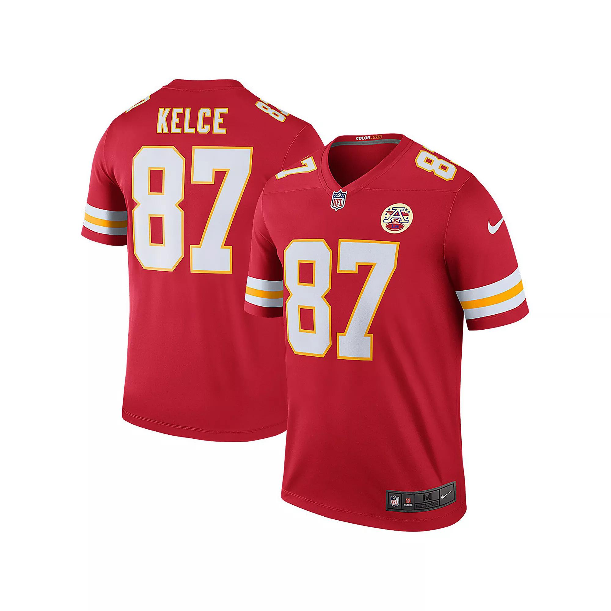 Men's Nike Travis Kelce Red Kansas City Chiefs Legend Jersey, Size: 2XL Product Image