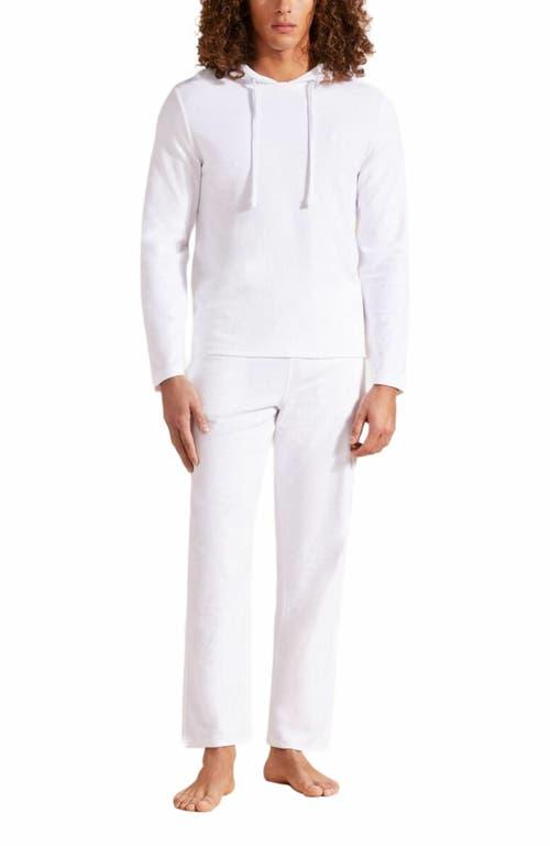 Vilebrequin Men's Terry Long Sleeve Hooded T-Shirt Product Image