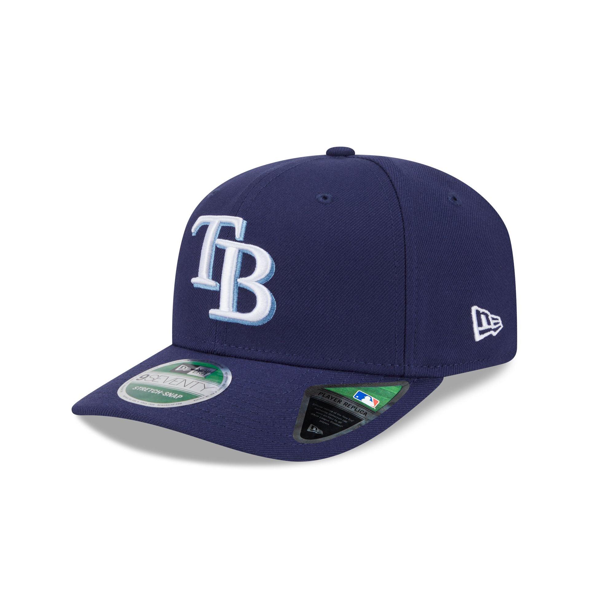 Tampa Bay Rays Game Authentic Collection 9SEVENTY Stretch-Snap Hat Male Product Image