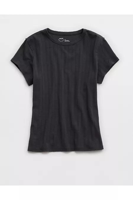 Aerie Pointelle Vintage T-Shirt Women's Product Image