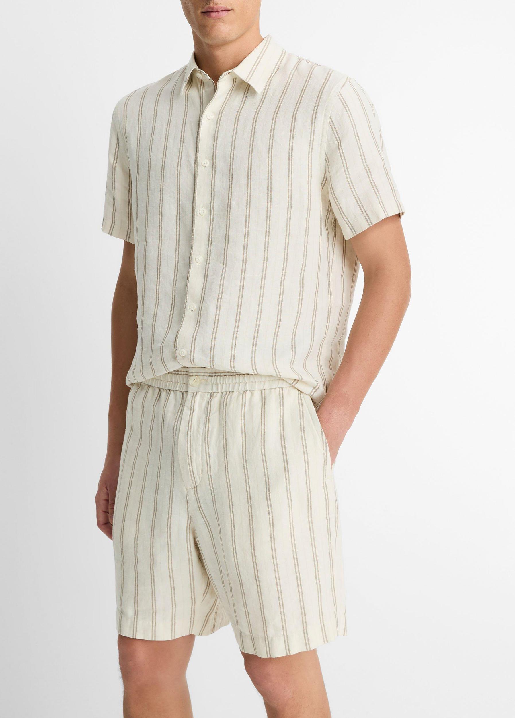 Mesa Stripe Hemp Beach Short Product Image